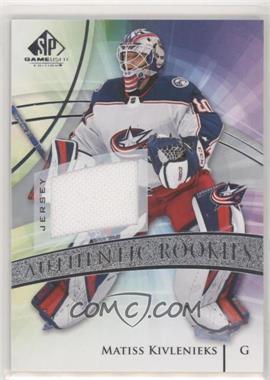 2020-21 Upper Deck SP Game Used - [Base] - Silver Jersey #131 - Authentic Rookies - Matiss Kivlenieks