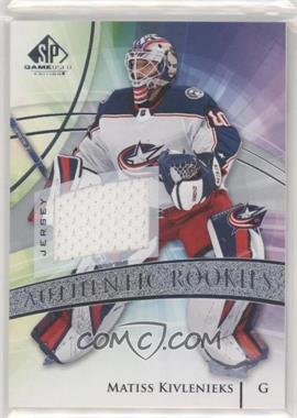 2020-21 Upper Deck SP Game Used - [Base] - Silver Jersey #131 - Authentic Rookies - Matiss Kivlenieks