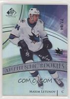 Authentic Rookies - Maxim Letunov #/84