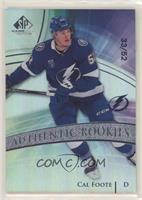 Authentic Rookies - Cal Foote #/52