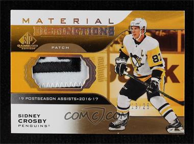 2020-21 Upper Deck SP Game Used - Distinctions Materials - Patch #DM-SC - Sidney Crosby /25