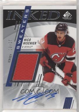 2020-21 Upper Deck SP Game Used - Inked Sweaters #IS-NH - Nico Hischier /25