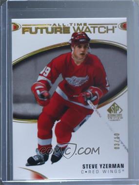 2020-21 Upper Deck SP Signature Edition Legends - [Base] - Black #446 - All-Time Future Watch - Steve Yzerman /10