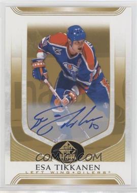 2020-21 Upper Deck SP Signature Edition Legends - [Base] - Gold Spectrum Foil Autographs #12 - Esa Tikkanen