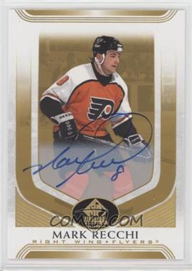 2020-21 Upper Deck SP Signature Edition Legends - [Base] - Gold Spectrum Foil Autographs #188 - Mark Recchi