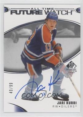 2020-21 Upper Deck SP Signature Edition Legends - [Base] #393 - All-Time Future Watch Autos - Jari Kurri /99