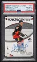 All-Time Future Watch Autos - Martin St. Louis [PSA 8 NM‑MT] #/…