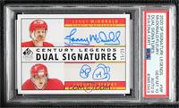 Lanny McDonald, Theoren Fleury [PSA 10 GEM MT] #/25