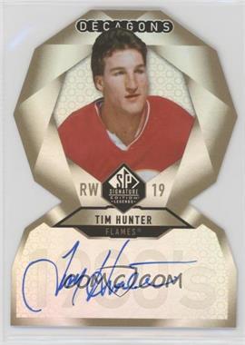 2020-21 Upper Deck SP Signature Edition Legends - Decagons - Gold Autographs #DC-34 - Tim Hunter