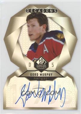 2020-21 Upper Deck SP Signature Edition Legends - Decagons - Gold Autographs #DC-69 - Gord Murphy