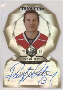 2020-21 Upper Deck SP Signature Edition Legends - Decagons - Gold Autographs #DC-93 - Ray Whitney