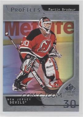 2020-21 Upper Deck SP Signature Edition Legends - Profiles #P-10 - Martin Brodeur