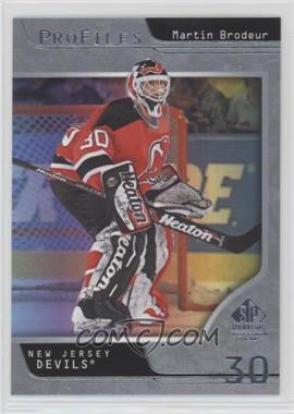 2020-21 Upper Deck SP Signature Edition Legends - Profiles #P-9 - Martin Brodeur