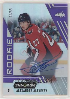 2020-21 Upper Deck Synergy - [Base] - Purple #112 - Rookie Auto - Alexander Alexeyev /35