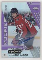 Rookie Auto - Alexander Alexeyev #/35