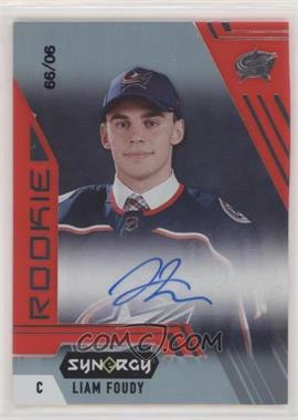 2020-21 Upper Deck Synergy - [Base] - Rookie Auto Portrait Red #A-127 - Liam Foudy /99