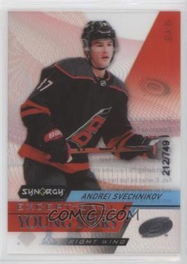 2020-21 Upper Deck Synergy - Exceptional Young Stars #EY-2 - Andrei Svechnikov /749