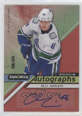 2020-21 Upper Deck Synergy - Rookie Autographs - Red #AR-OJ - Olli Juolevi /25