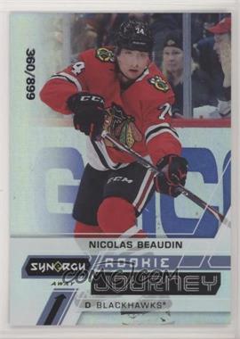 2020-21 Upper Deck Synergy - Rookie Journey - Away #RJ-NB - Nicolas Beaudin /899