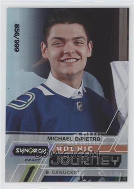 2020-21 Upper Deck Synergy - Rookie Journey - Draft #RJ-MD - Michael DiPietro /999