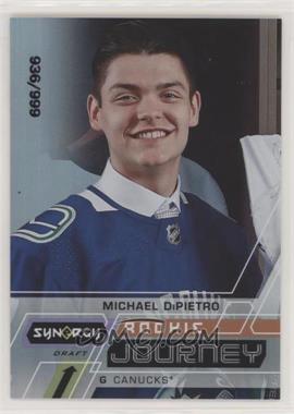 2020-21 Upper Deck Synergy - Rookie Journey - Draft #RJ-MD - Michael DiPietro /999