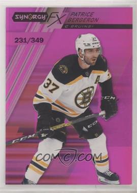 2020-21 Upper Deck Synergy - Synergy FX - Purple #FX-39 - Patrice Bergeron /349