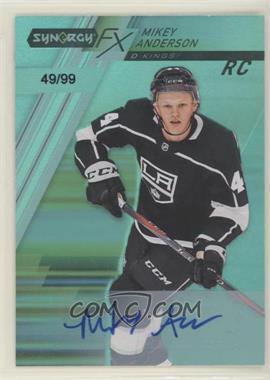 2020-21 Upper Deck Synergy - Synergy FX Rookies - Green #FXR-MA - Auto Tier 1 - Mikey Anderson /99