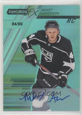 2020-21 Upper Deck Synergy - Synergy FX Rookies - Green #FXR-MA - Auto Tier 1 - Mikey Anderson /99