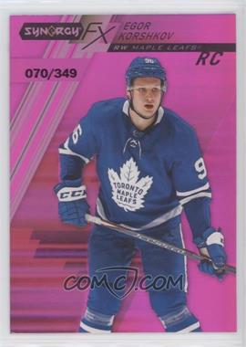 2020-21 Upper Deck Synergy - Synergy FX Rookies - Purple #FXR-EK - Egor Korshkov /349