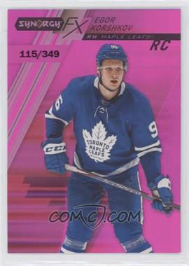 2020-21 Upper Deck Synergy - Synergy FX Rookies - Purple #FXR-EK - Egor Korshkov /349