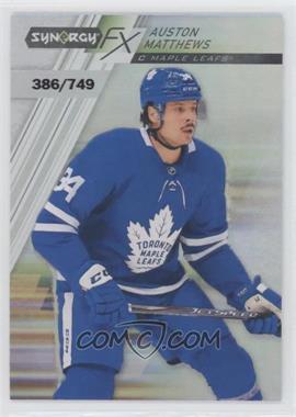 2020-21 Upper Deck Synergy - Synergy FX #FX-1 - Auston Matthews /749