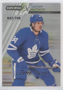 2020-21 Upper Deck Synergy - Synergy FX #FX-1 - Auston Matthews /749