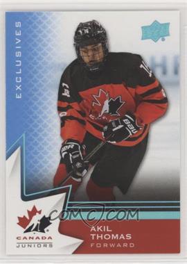 2020-21 Upper Deck Team Canada Juniors - [Base] - Blue #34 - Men's U-20 - Akil Thomas