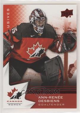 2020-21 Upper Deck Team Canada Juniors - [Base] - Exclusives #55 - Women's WC - Ann-Renee Desbiens /250