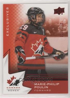 2020-21 Upper Deck Team Canada Juniors - [Base] - Exclusives #74 - Marie-Philip Poulin /250