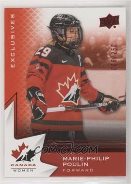 2020-21 Upper Deck Team Canada Juniors - [Base] - Exclusives #74 - Marie-Philip Poulin /250