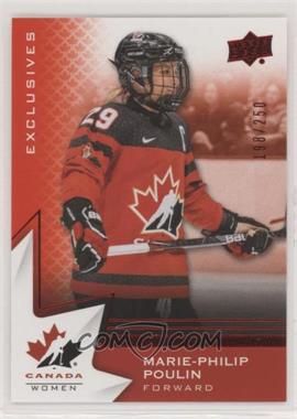 2020-21 Upper Deck Team Canada Juniors - [Base] - Exclusives #74 - Marie-Philip Poulin /250