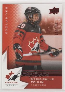2020-21 Upper Deck Team Canada Juniors - [Base] - Exclusives #74 - Marie-Philip Poulin /250