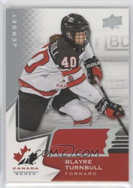 2020-21 Upper Deck Team Canada Juniors - [Base] - Jerseys #52 - Women's WC - Blayre Turnbull