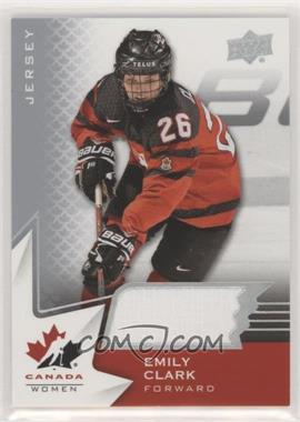 2020-21 Upper Deck Team Canada Juniors - [Base] - Jerseys #65 - Women's WC - Emily Clark