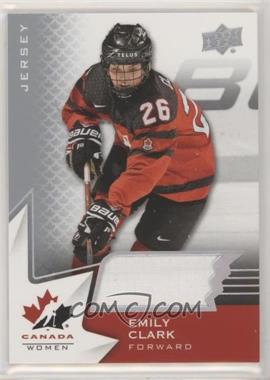 2020-21 Upper Deck Team Canada Juniors - [Base] - Jerseys #65 - Women's WC - Emily Clark