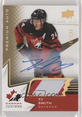 2020-21 Upper Deck Team Canada Juniors - [Base] - Patch Autos #40 - Men's U-20 - Ty Smith /199