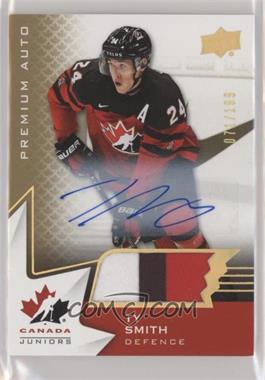 2020-21 Upper Deck Team Canada Juniors - [Base] - Patch Autos #40 - Men's U-20 - Ty Smith /199