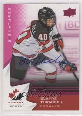 2020-21 Upper Deck Team Canada Juniors - [Base] - Purple Autos #52 - Women's WC - Blayre Turnbull