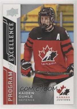 2020-21 Upper Deck Team Canada Juniors - [Base] #128 - Program of Excellence - Kaiden Guhle