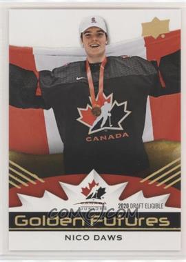 2020-21 Upper Deck Team Canada Juniors - Golden Futures #GF-2 - Nicolas Daws