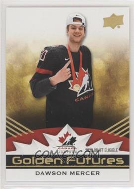 2020-21 Upper Deck Team Canada Juniors - Golden Futures #GF-22 - Dawson Mercer