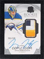 Rookie Auto Patch - Jonas Johansson #/249