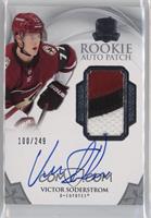 Rookie Auto Patch - Victor Soderstrom #/249