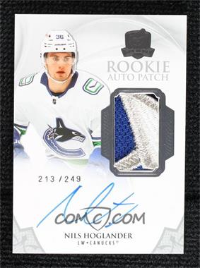 2020-21 Upper Deck The Cup - [Base] #159 - Rookie Auto Patch - Nils Hoglander /249